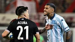 Adrián Balboa se peleó con Marcos Acuña en Racing vs. River.