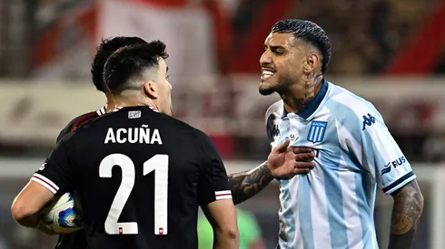 Adrián Balboa se peleó con Marcos Acuña en Racing vs. River.