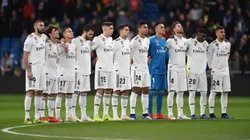 El equipo de Real Madrid en la Copa del Rey ante Leganés en 2019.
