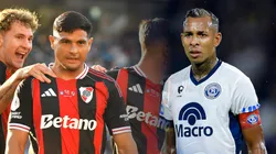 Maximiliano Salas y Sebastián Villa, principales figuras de River e Independiente Rivadavia.