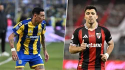 Di María y Acuña, figuras en Rosario Central y River.