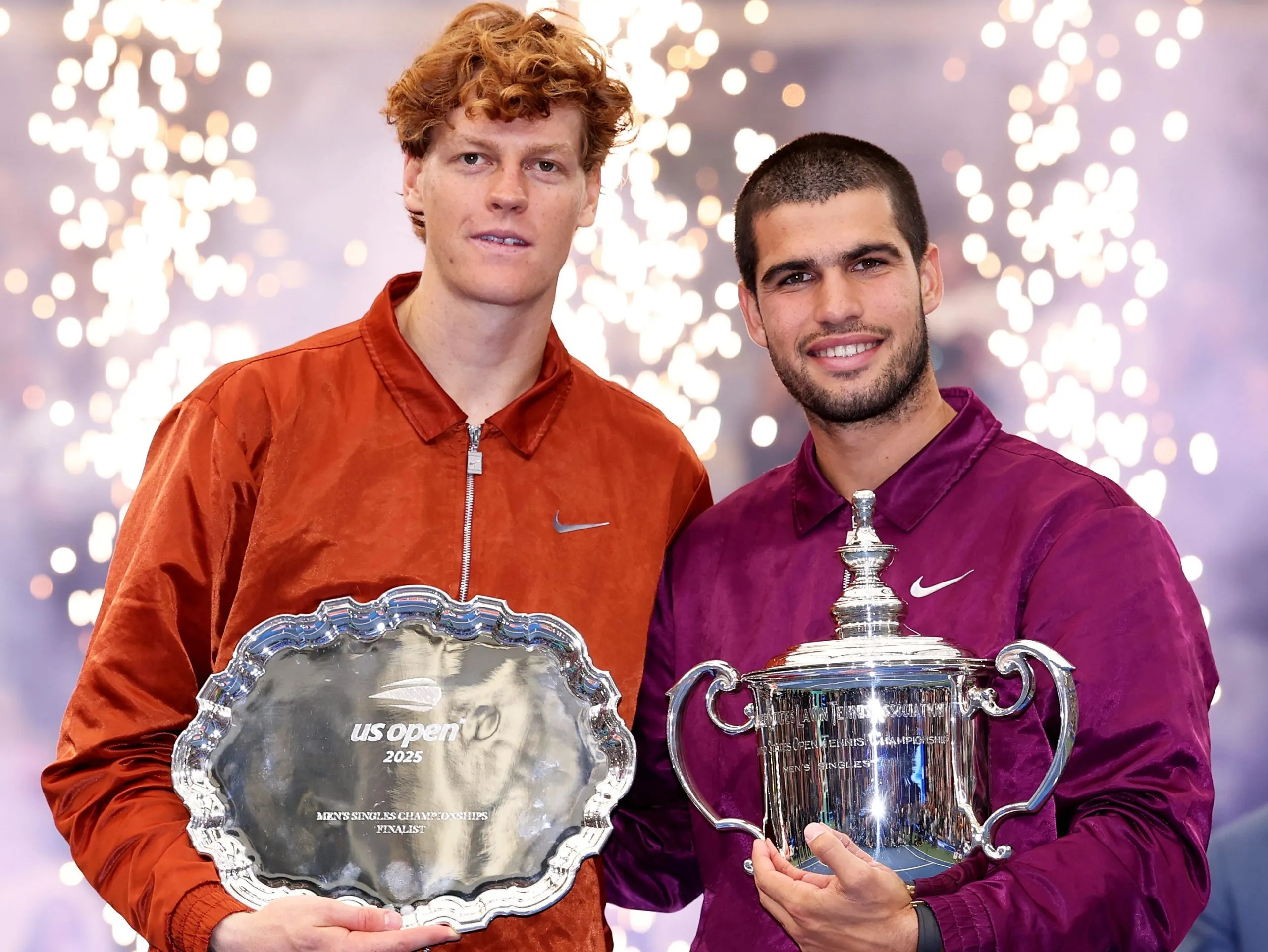 Sinner y Alcaraz, envueltos en una acusación que despertaron Federer y Zverev (Getty Images).