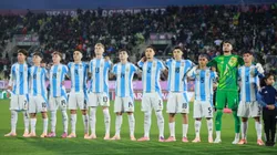 Los jugadores de la Selección Argentina Sub 20 durante la Copa del Mundo.
