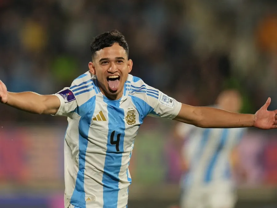 Dylan Gorosito, autor del gol de Argentina ante Italia por el Mundial Sub 20. (Olé)