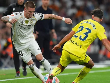 ''Mastantuono fue de lo mejor en la primera parte vs. Villarreal''