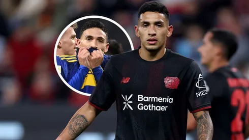 Equi Fernández le dio la camiseta que usó contra Union Berlin a un hincha de Boca que estaba en el BayArena.