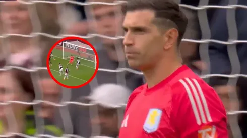 Dibu Martínez no pudo evitar el descuento del Burnley