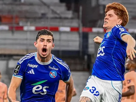 Joaquín Panichelli, en llamas: golazo en Lyon vs. Racing de Estrasburgo