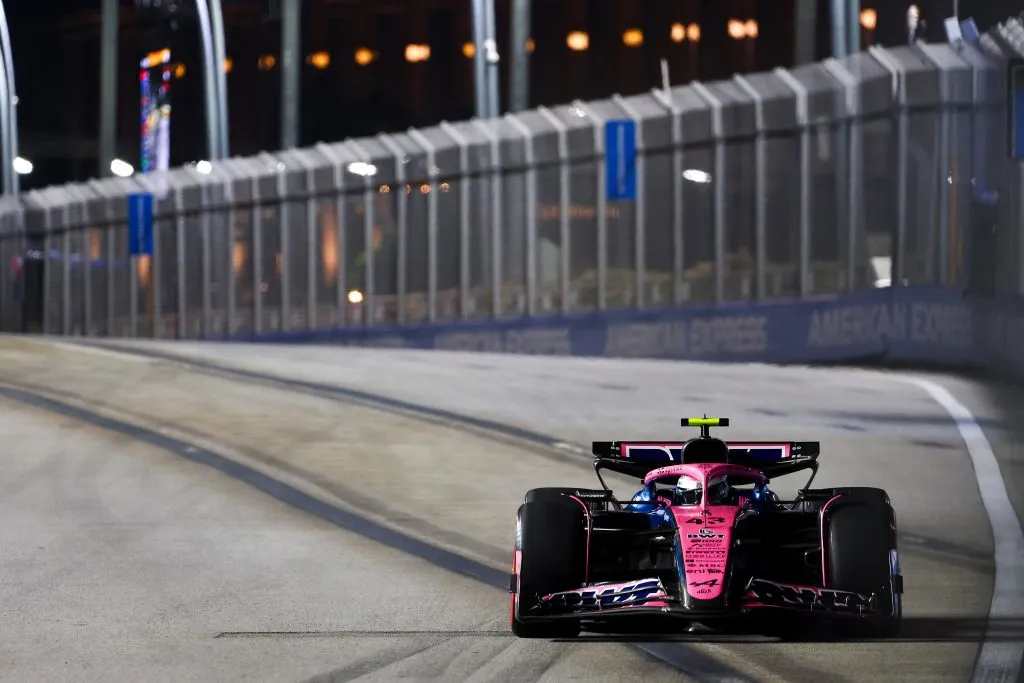Franco Colapinto en el GP de Singapur. (Foto: Getty)