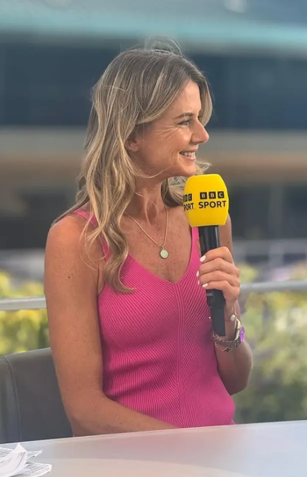Daniela Hantuchova en Wimbledon 2024 trabajando para BBC Sport. (Foto: @danielahantuchova).