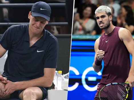 Mientras Jannik Sinner se retiró en Shanghái, la buena noticia que recibió Carlos Alcaraz como número 1 del mundo