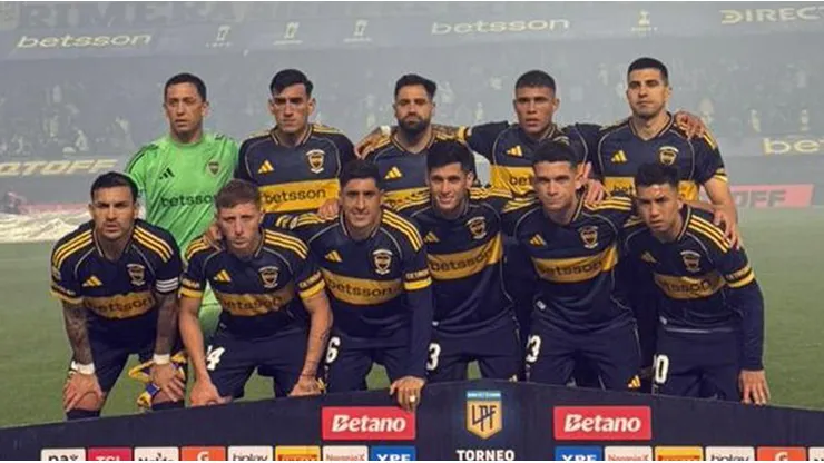 El once inicial de Boca en la goleada a Newell's.