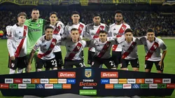 El equipo titular de River en la visita a Rosario Central.