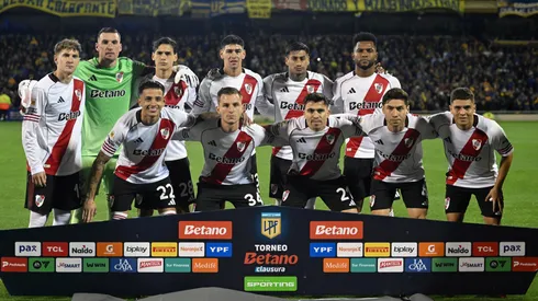 El equipo titular de River en la visita a Rosario Central.