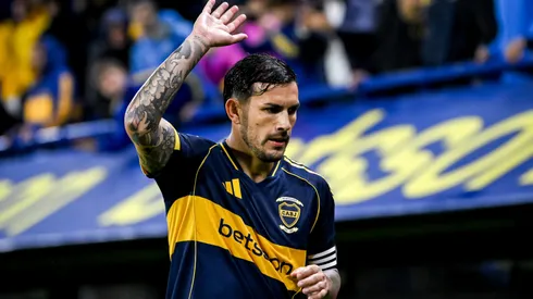 Leandro Paredes durante la goleada de Boca ante Newell's por el Torneo Clausura 2025.