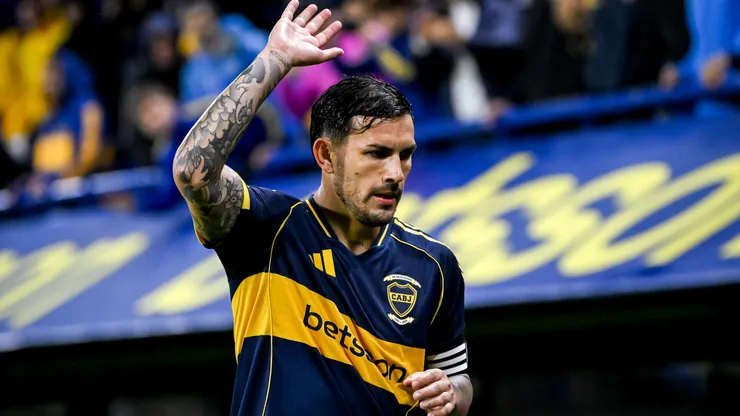 Leandro Paredes durante la goleada de Boca ante Newell's por el Torneo Clausura 2025.