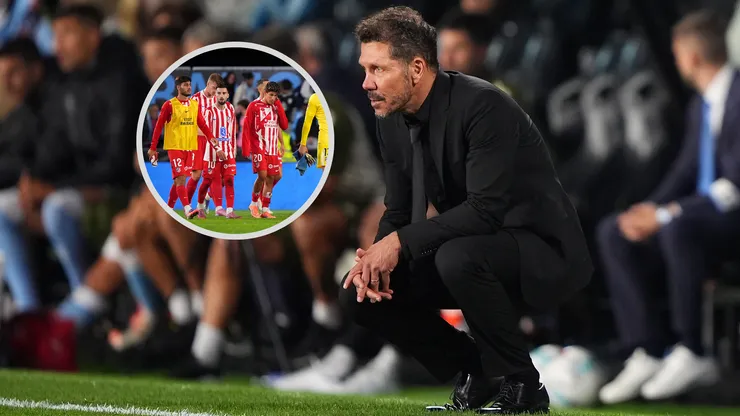 Diego Simeone usó la ironía para manifestar su disconformidad con el accionar del árbitro César Soto Grado.
