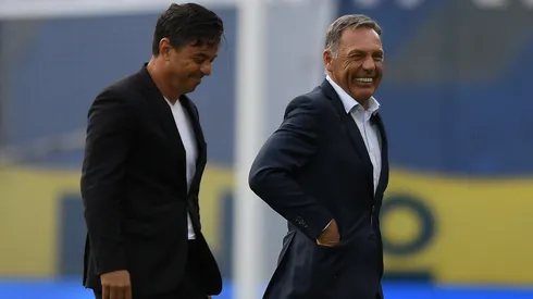Marcelo Gallardo y Miguel Ángel Russo en 2021
