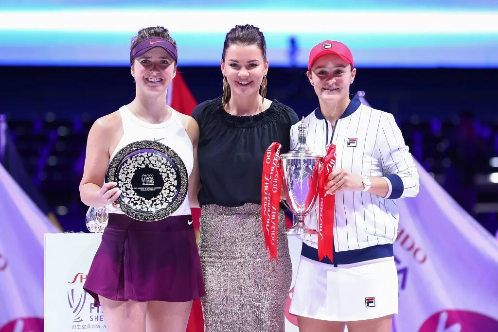 Svitolina, Radwanska y Barty en 2019. (Foto: Getty).