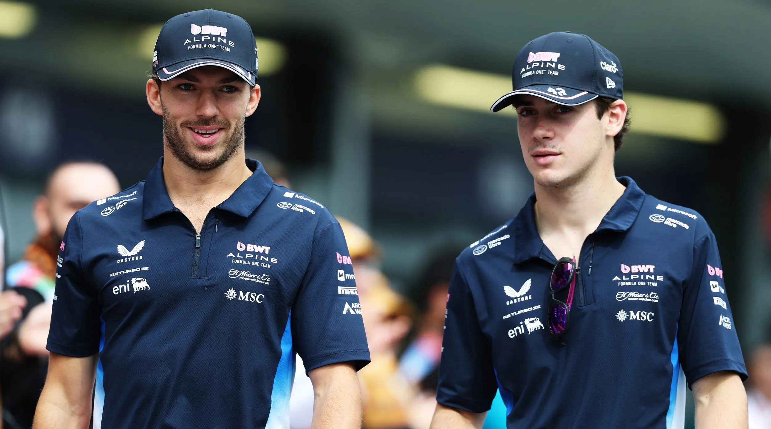 Gasly y Colapinto, la dupla de pilotos de Alpine.