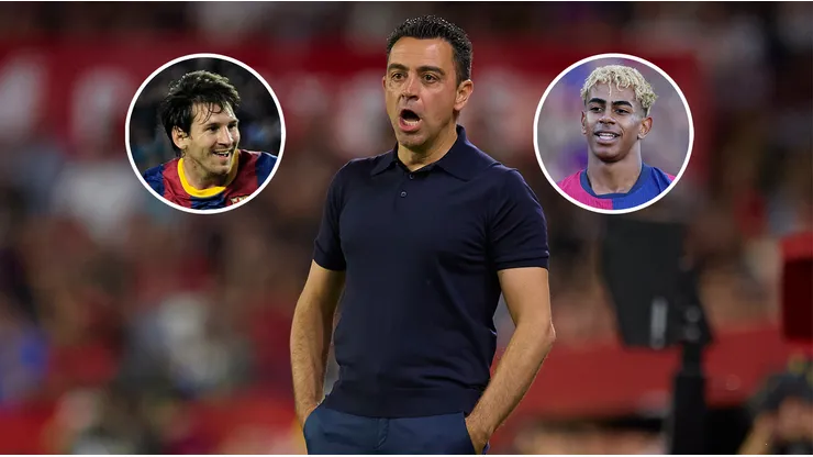 Xavi Hernández elogió a Lamine Yamal y lo comparó con Lionel Messi.