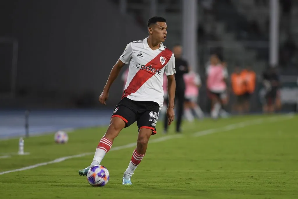 Andrés Herrera durante su estadía en River Plate. (Getty Images)