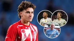 Harry Kane, Kylian Mbappé y Erling Haaland se le escaparon a Julián Alvarez en la tabla de goleadores de la temporada.