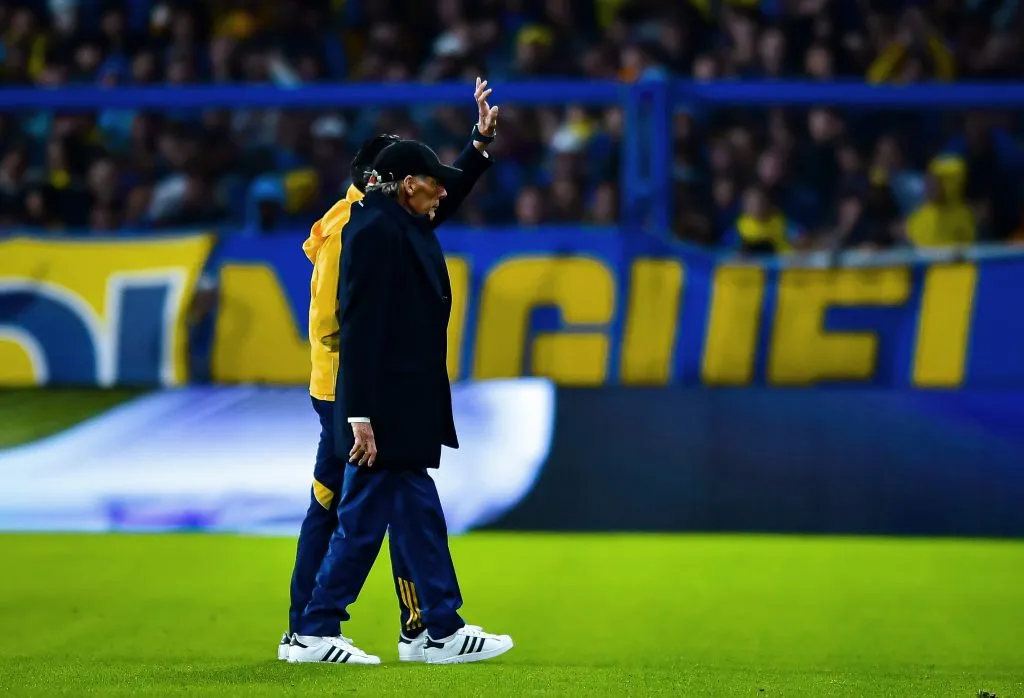 Miguel Ángel Russo durante su etapa como DT de Boca. (Getty Images)