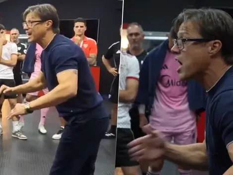 Lo que no se vio de la arenga de Almeyda en el Sevilla vs. Barcelona