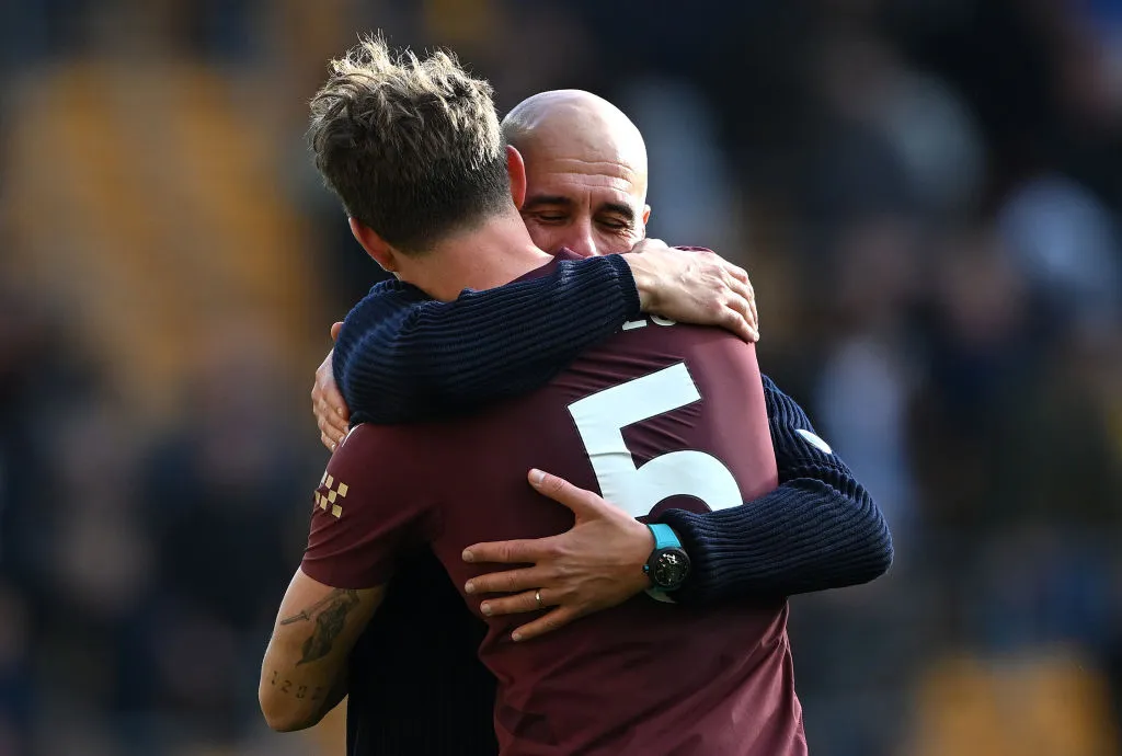 Guardiola siempre ha recalcado la importancia de Stones en su Manchester City. (Getty)