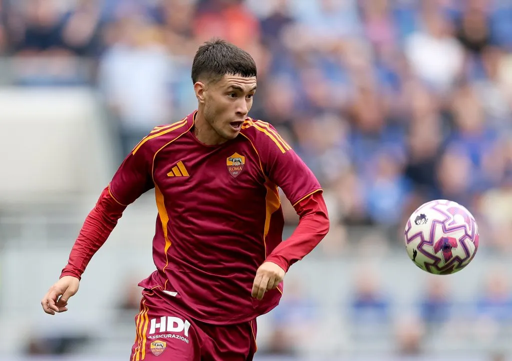Matías Soulé cuenta con nacionalidad italiana y podría recibir el llamado de la Azurra (Getty Images).