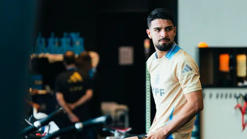 José Manuel López, delantero de la Selección Argentina.