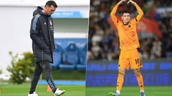 Getty. Lionel Scaloni demostró que prefiere a Franco Mastantuono y a Nico Paz por encima de Matías Soulé.