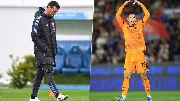 Getty. Lionel Scaloni demostró que prefiere a Franco Mastantuono y a Nico Paz por encima de Matías Soulé.