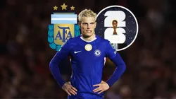 Getty. Alejandro Garnacho aumentó sus chances de volver a la Selección Argentina desde que llegó al Chelsea.