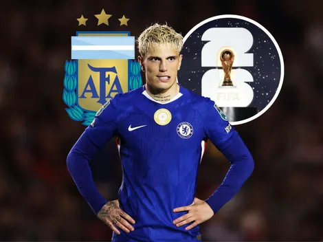 Garnacho y su situación en la Selección Argentina a 8 meses del Mundial 2026