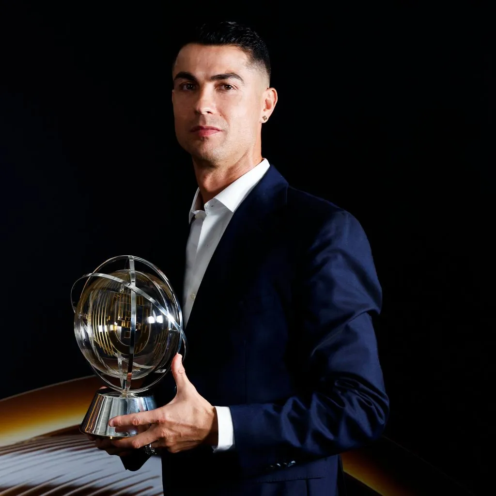 Cristiano Ronaldo fue premiado en los Portugal Football Globes.