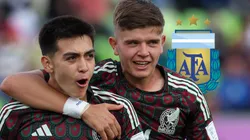 Foto: @miseleccionmx. Tahiel Jiménez, delantero de la Selección de México Sub 20, puede ser convocado por Argentina.