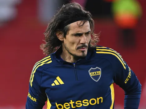 Edinson Cavani se volvió a lesionar y es baja en Boca para visitar a Barracas Central