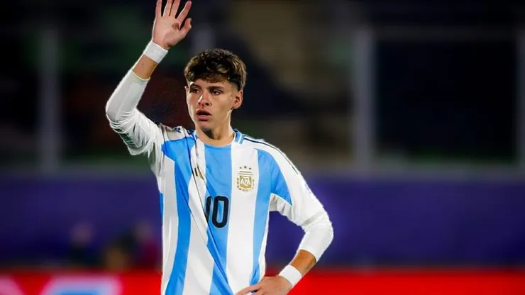 Álvaro Montoro, futbolista de la Selección Argentina Sub 20.