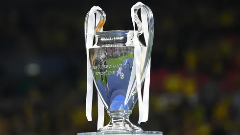 El trofeo de la Champions League.