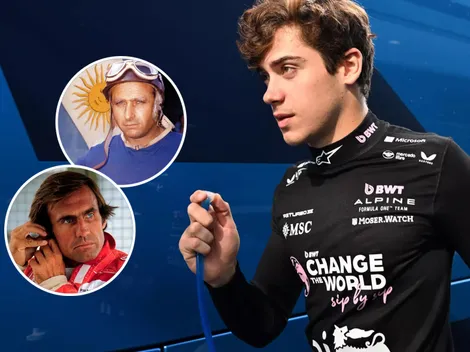 Franco Colapinto, a tres carreras de subirse a un podio histórico de argentinos en la F1 con Fangio y Reutemann