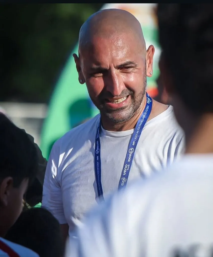 El uruguayo hoy es entrenador de San Lorenzo de Paraguay. Foto IG.