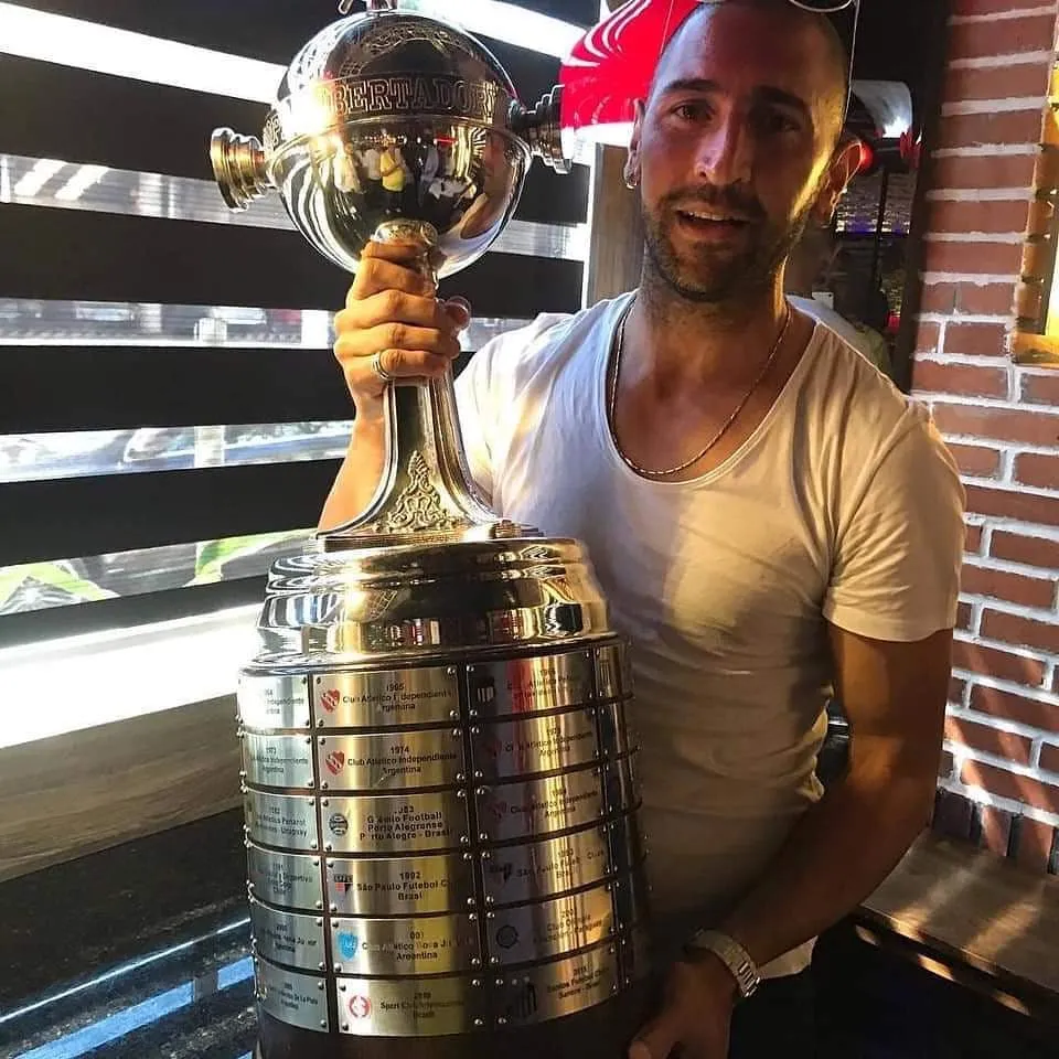 Orteman ganó dos Libertadores. Foto IG.