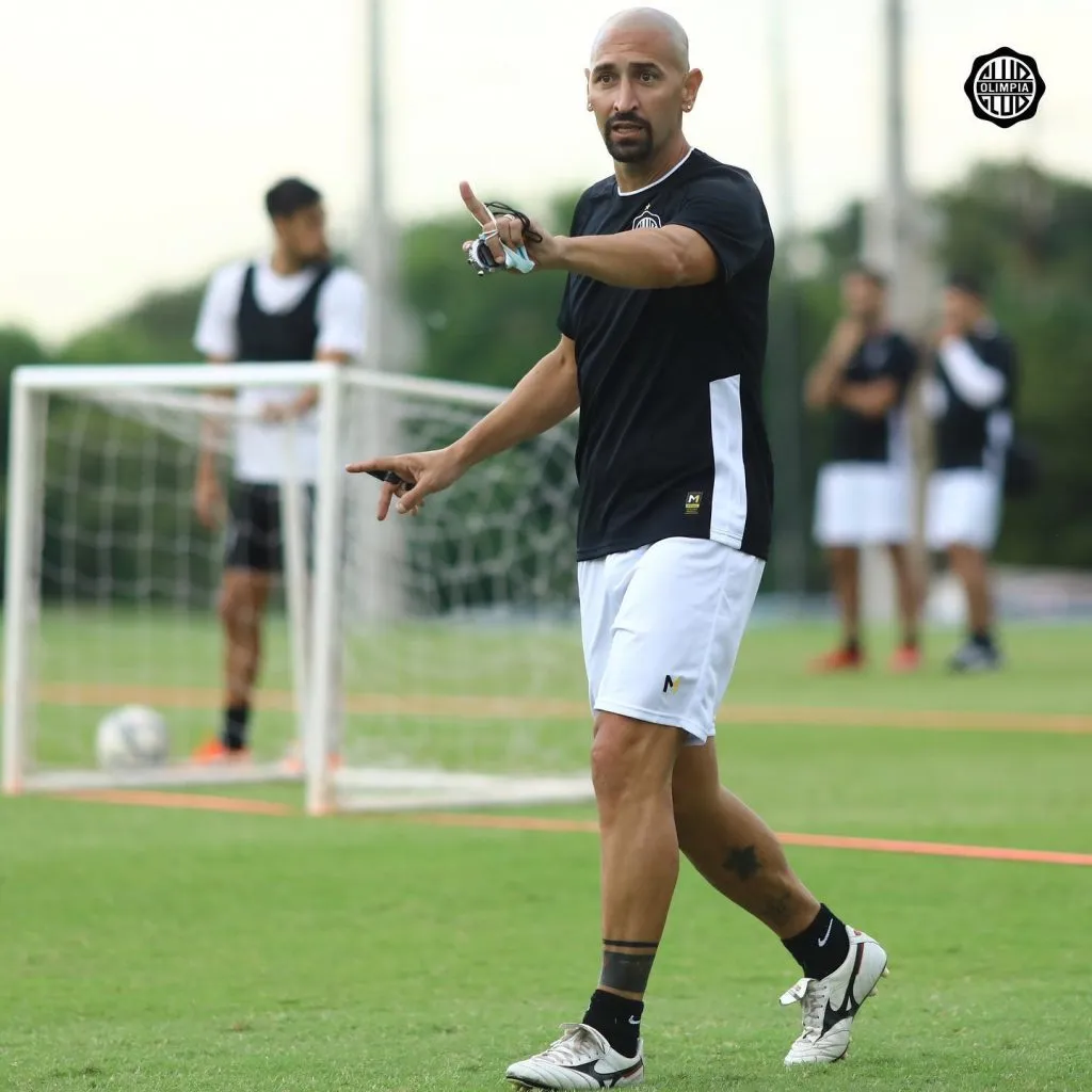 El Uruguayo fue entrenador de Olimpia. Foto IG.