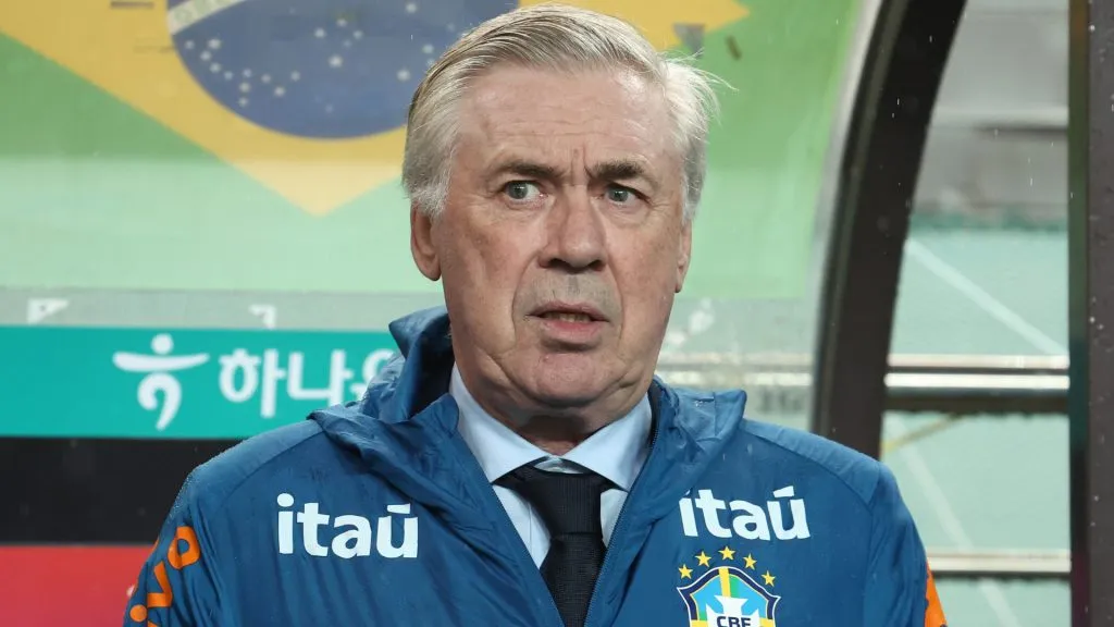 Carlo Ancelotti, director técnico italiano de la Selección de Brasil.