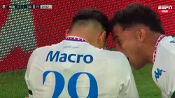 Nacho Russo celebra su gol ante Newell's.