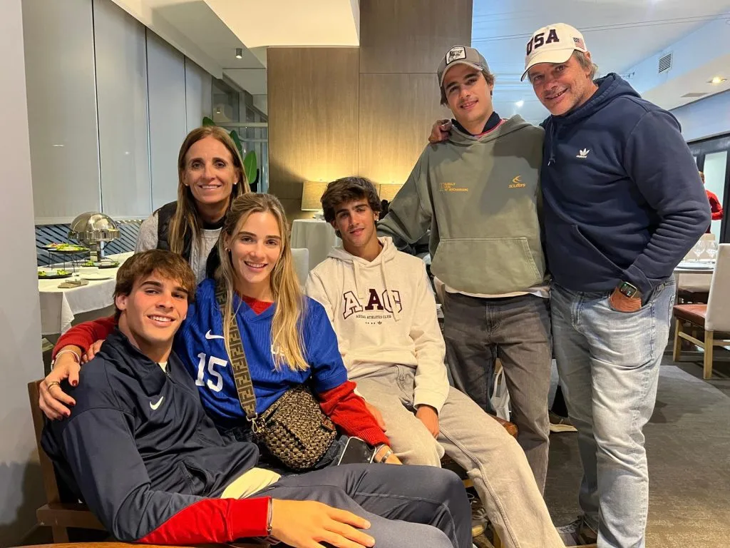 Una familia unida por el deporte.