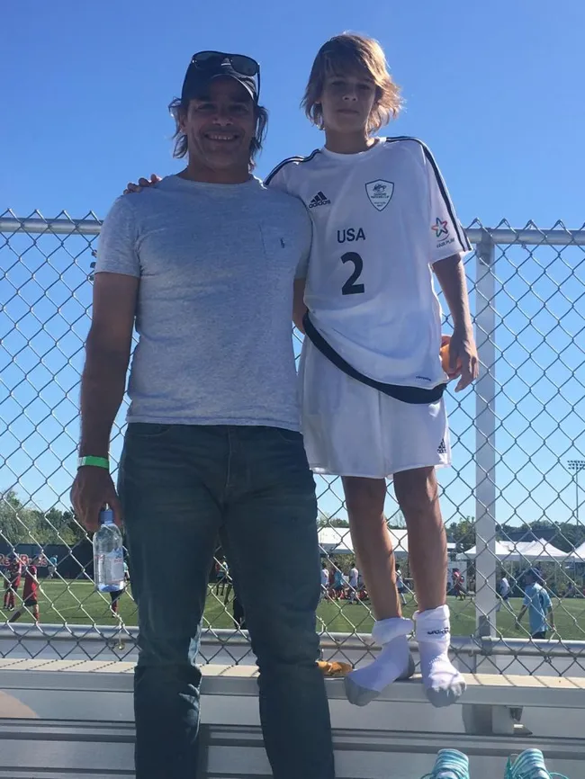 Benjamín Cremaschi llegó a jugar al fútbol y al rugby en simultáneo.