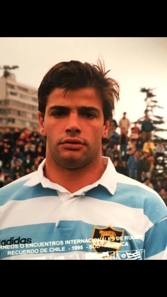 Pablo Cremaschi con Los Pumas.